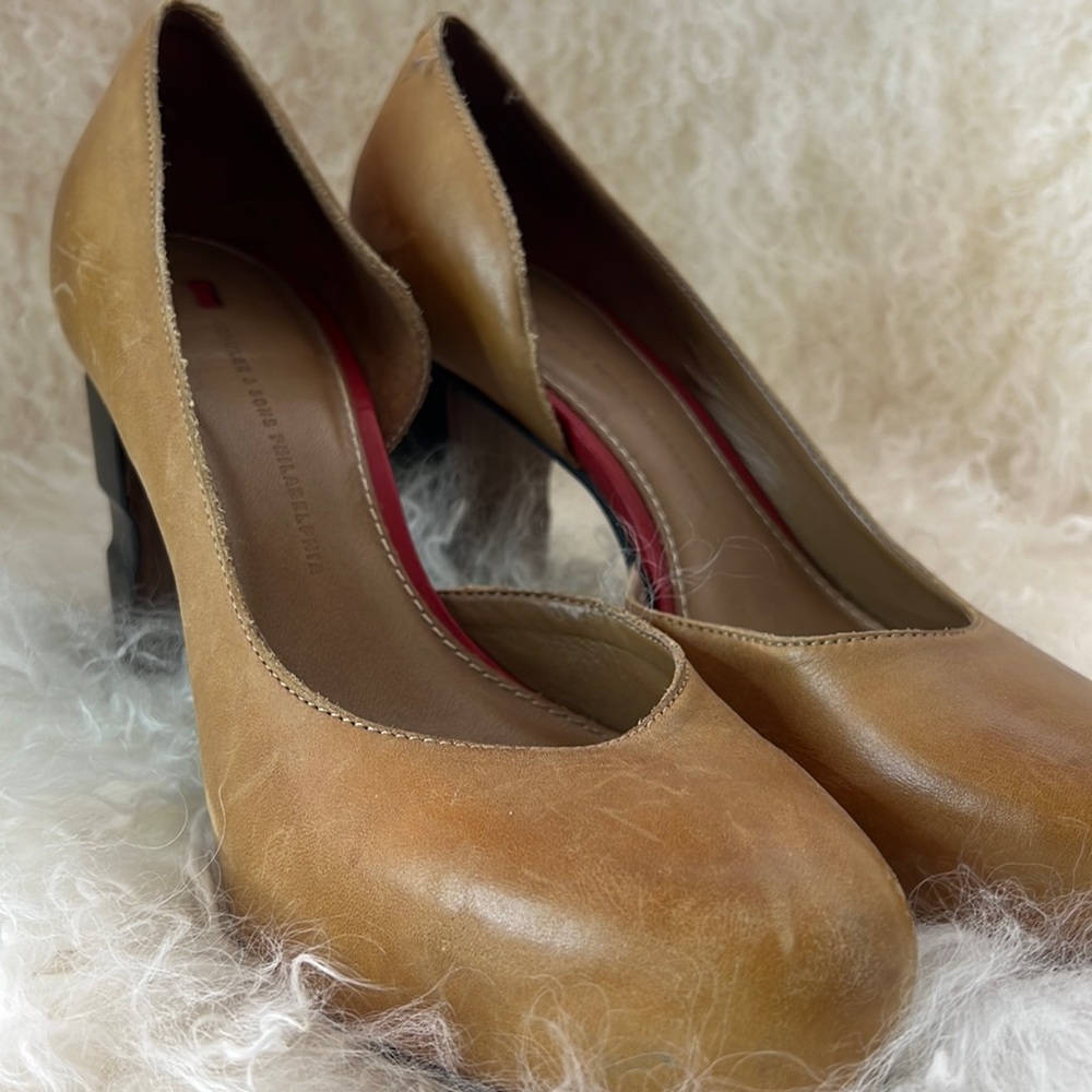Schuler & Sons (Anthropologie) Bookbinder Platform Heels